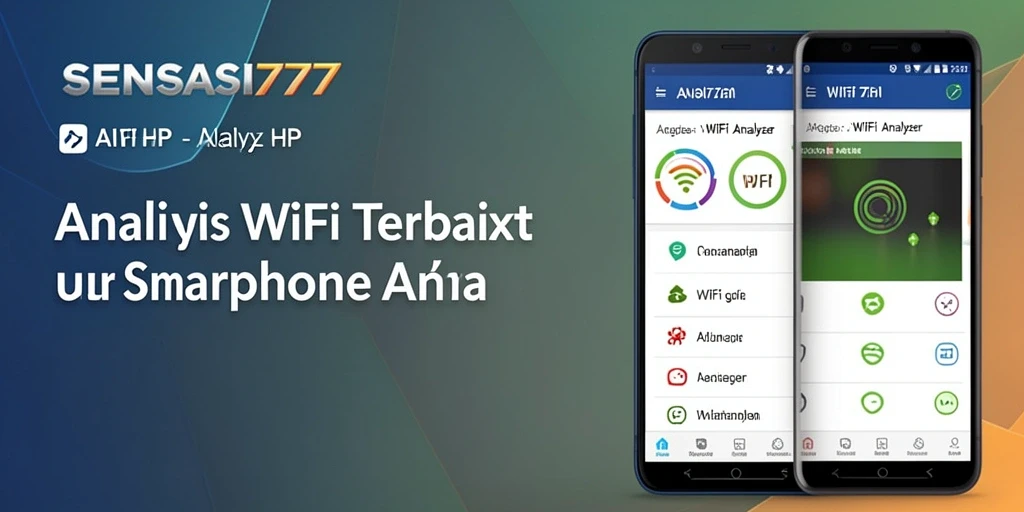 Tampilan antarmuka SENSASI777 menampilkan analisis kuat jaringan WiFi.