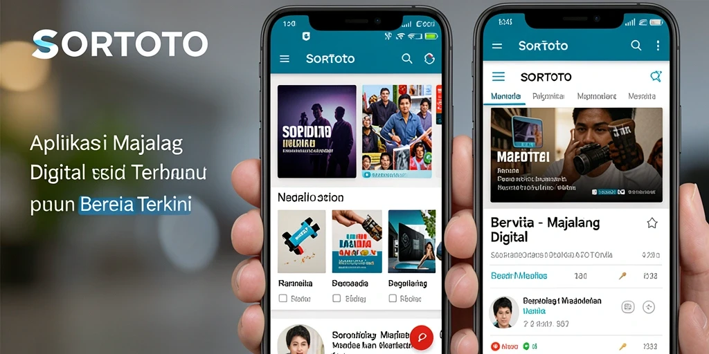 Tampilan antarmuka SORTOTO yang menarik dan informatif.