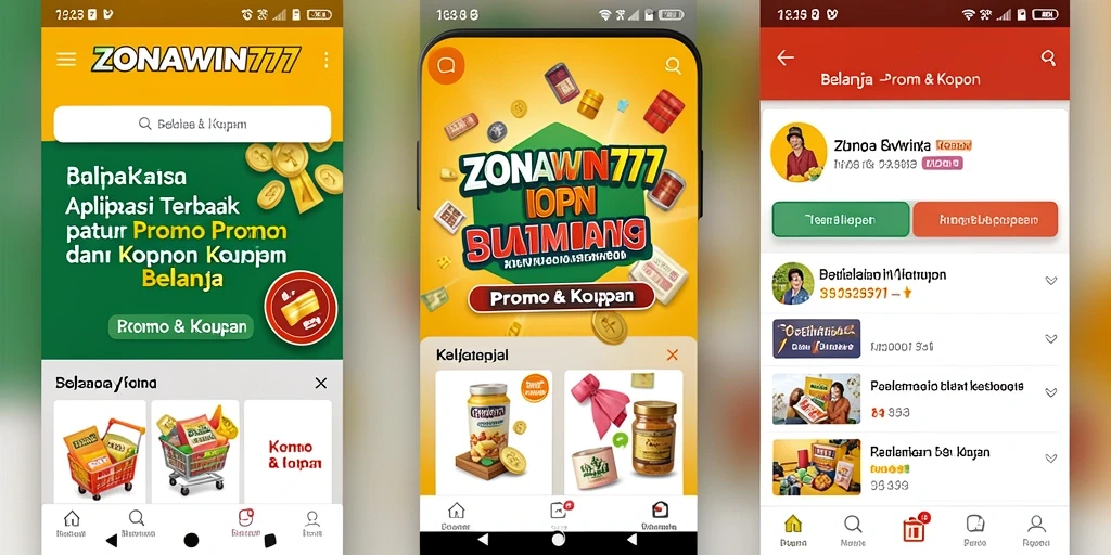 Tampilan antarmuka ZONAWIN777 yang bersih dan fungsional.